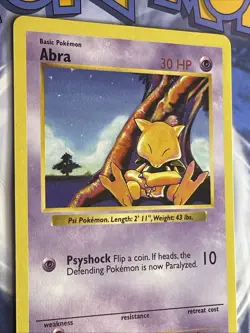 Pokemon TCG Abra 1st Edition Shadowless 43/102 NM - Image 4