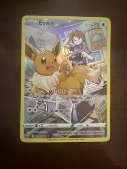 Vaporeon TG02/TG30 Brilliant Stars Pokemon Jolteon Eevee Trainer Gallery - Image 2