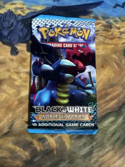 Sealed Pokemon Black and White Noble Victories Booster Pack - Image 1