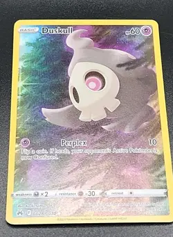 Pokemon Sword & Shield Duskull GG28 Crown Zenith Galarian Gallery Full Art C - Image 3