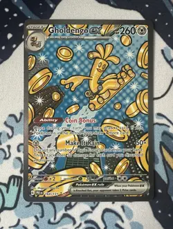 Gholdengo EX - 164/131 - Pokemon TCG - SV Prismatic Evolutions - SIR - NM - Image 1