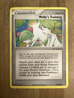 Wally's Training - 85/106 85 - Uncommon VLP, English Pokemon EX Emerald - Image 1