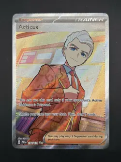 Atticus 134/131 SV: Prismatic Evolutions Holo Ultra Rare Pokemon TCG NM - Image 1
