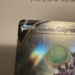 Pokemon TCG Chilling Reign #172/198 Shadow Rider Calyrex V (Alternate Art) NM - Image 3