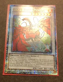 Yugioh - Black Rose Dragon RA04-EN057 (Alt Art) Quarter Century Secret Rare - NM - Image 2