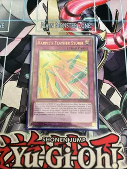 Harpies Feather Storm Quarter Century Secret Rare RA01-EN073 Yugioh - Image 2