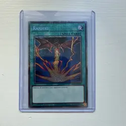 YUGIOH MP25-EN015 Raigeki Starlight Rare 1st Edition - Image 1
