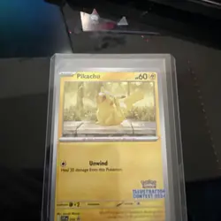 Pikachu SVP214 Illustration Contest 2024 Promo Pokemon Card SV BSP PTCG NM - Image 1