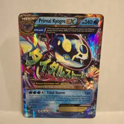 Pokemon TCG Primal Kyogre EX Full Art Holo Card 55/160 Ultra Rare - Image 1