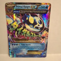 Pokemon TCG Primal Kyogre EX Full Art Holo Card 55/160 Ultra Rare - Image 3