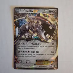 Steelix EX 67/114 XY Steam Siege Holo Pokemon Card TCG NM - Image 1