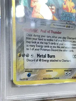 Charizard Delta Species EX Crystal Guardians Reverse Holo Card 4/100 PSA 1 - Image 4