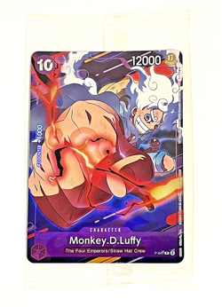 NYCC 2025~ONE PIECE MONKEY.D.LUFFY EXCLUSIVE PANEL FOIL CARD PLUS TCG BOOKLET - Image 1