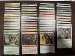 HUGE Lot of 50 Random Sliver Cards only Tribal - MTG Magic NM - Image 1