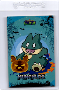 Munchlax Pokemon Halloween Database pokemon card - Image 1