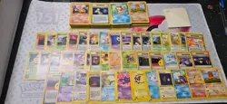 Pokemon bulk vintage MP to DMG 200+ cards WOTC Rares, Shadowless, 1st Edition#14 - Image 1