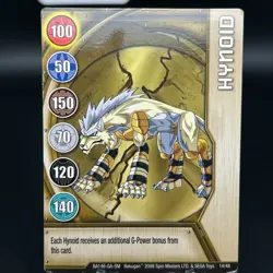 Bakugan HYNOID Metal Gate Card GOLD 2008 BA146-GA-SM 14/48 - Image 1