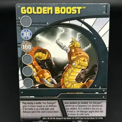 Bakugan GOLDEN BOOST Blue Ability Card 2009 BA617-AB-SM-GBL 35/48q - Image 1