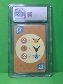 POKEMON 2019 POINT SALAD KOR VAPOREON PLAYING CARD CGC 10 - Image 2