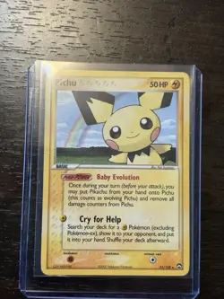 Pokemon Pichu TCG EX Power Keepers Card 21/108 Regular Rare - Image 1