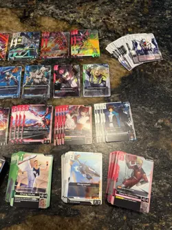 Gundam TCG Card Game LR + Common Newtype Rising and Starter decks - Image 4