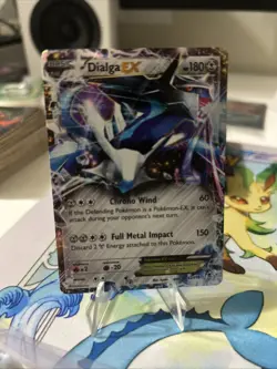 Pokemon TCG Dialga EX XY Phantom Forces Holo Rare Card 62/119 Ultra - Image 1