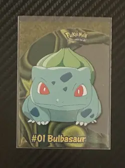 2000 Topps Pokemon TV Animation Series 2 #PC2 Bulbasaur Clear Card - Image 1