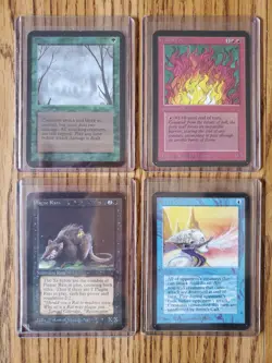 MAGIC THE GATHERING Lot of Four (4) ALPHA Cards Very Nice Condition READ - Image 1