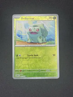 Scarlet and Violet 151 Costco Pokemon Starters Promo Cards Cosmos Reverse Holos - Image 4