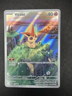 Victini 208 Sv: Scarlet & Violet Black Star Promo Card NM #208 Pokemon TCG - Image 1
