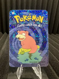 Slowpoke #79 - Vintage Vending Machine Prism Sticker 2000 - Pokemon Card - Image 1