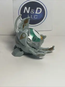 Bakugan Haos Tentaclear 280G Gray Battle Brawlers Rare Green Eyes W/Card RARE - Image 4