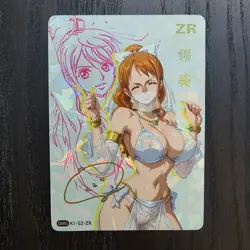 One Piece NAMI BRIDAL Veil Waifu K1 Dream Goddess ZR Series Holo Card S56 - Image 1