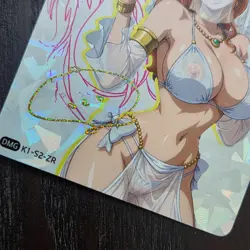 One Piece NAMI BRIDAL Veil Waifu K1 Dream Goddess ZR Series Holo Card S56 - Image 3