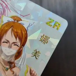 One Piece NAMI BRIDAL Veil Waifu K1 Dream Goddess ZR Series Holo Card S56 - Image 4