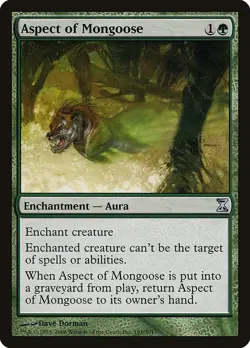 Aspect of Mongoose 1x MtG Time Spiral SP/NM - Image 1