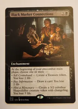 Black Market Connections CLB #620 Extended Art Rare Regular NM+ - Image 1