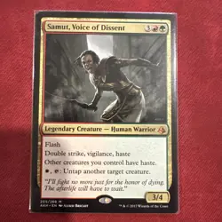 Samut, Voice of Dissent NM Amonkhet AKH 205/269 English Regular MTG - Image 1