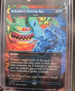 Beholder's Slowing Ray - Delay Secret Lair Drop Regular MTG Near Mint - Image 1