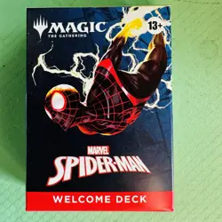 Sdcc 2025 Magic The Gathering Marvel Spider-Man Miles Morales Green Welcome Deck - Image 1