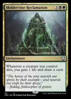 1 x Moldervine Reclamation - Commander: Phyrexia: All Will Be One - NM-Mint - MT - Image 1
