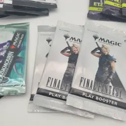 18 Play Booster & Promo Sealed Packs Lot Final Fantasy Duskmourn Eternities FDN - Image 3