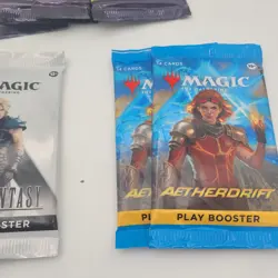 18 Play Booster & Promo Sealed Packs Lot Final Fantasy Duskmourn Eternities FDN - Image 4