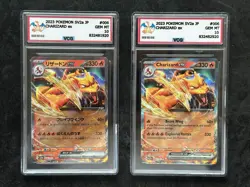 Charizard/Glurak EX Sv2a 006/165 Japanisch & Englisch Pokemon VCG 10-NO PSA/BGS - Image 1