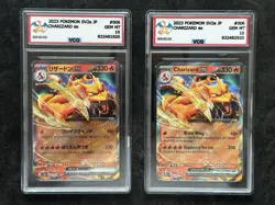 Charizard/Glurak EX Sv2a 006/165 Japanisch & Englisch Pokemon VCG 10-NO PSA/BGS - Image 2