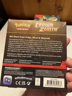Pokemon TCG Crown Zenith Booster Bundle 6 Packs - Image 1