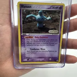 2006 Pokemon EX Legend Maker Wynaut Reverse Holo Foil Stamped 71 CGC 10 Pristine - Image 4