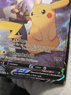 Pokemon TCG Pikachu V TG16/TG30 Lost Origin Trainer Gallery Holo Full Art LP - Image 5