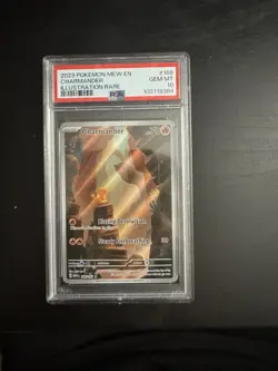 2023 Pokemon TCG 151 Charmander 168/165 PSA 10 GEM MT Illustration Rare English - Image 1