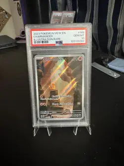 2023 Pokemon TCG 151 Charmander 168/165 PSA 10 GEM MT Illustration Rare English - Image 3